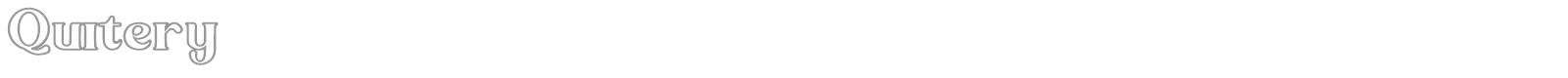 Quitery font preview